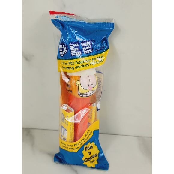 Garfield Pez Candy Dispenser Odie Dog Orange Cat Kitten Cartoon x4 Vintage - Picture 2 of 11